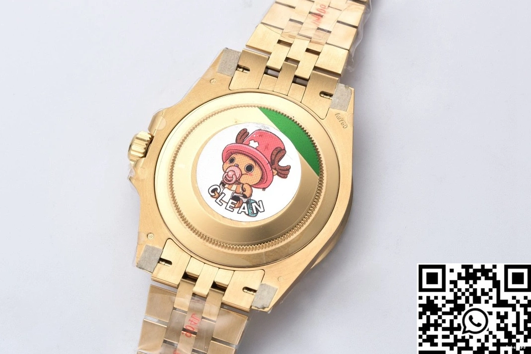 M126710BLRO-0001 Case Master Black Gold GMT Rolex II Clean Factory Dial 0216